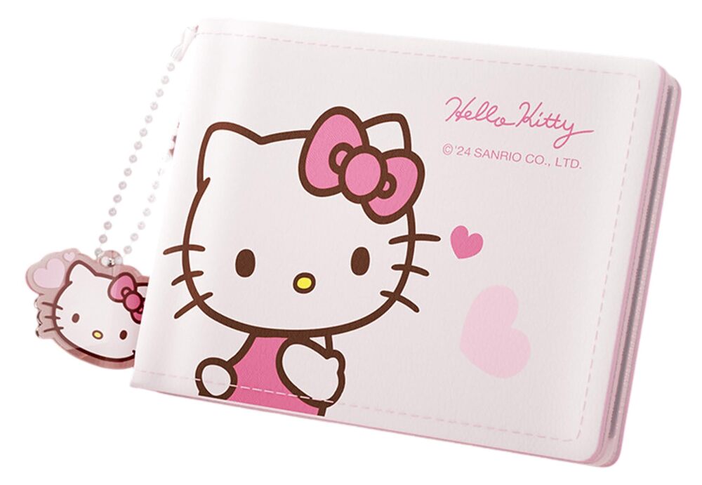 8841 Hello Kitty Card Holder Case Pocket Wallet Organizer with Charm